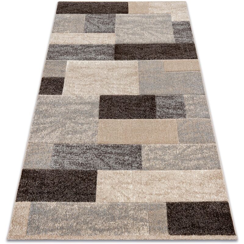 

Alfombra FEEL 5756/15055 Rectángulos beige Tonos de beige 140x190 cm