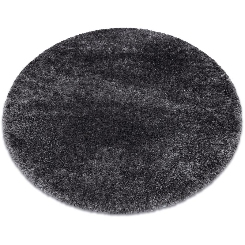 

Alfombra FLUFFY circulo shaggy gris Tonos de gris y plata circulo 120 cm