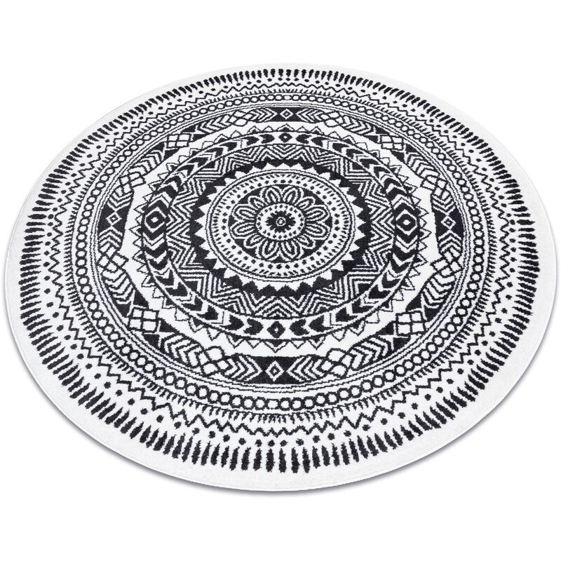 

Rugsx - Alfombra FUN Napkin servilleta circulo - gris Tonos de gris y plata circulo 140 cm