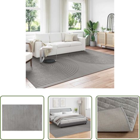 Alfombra gris -  Alfombras de área Rectangular GALATI Gris 340 x 240 cm