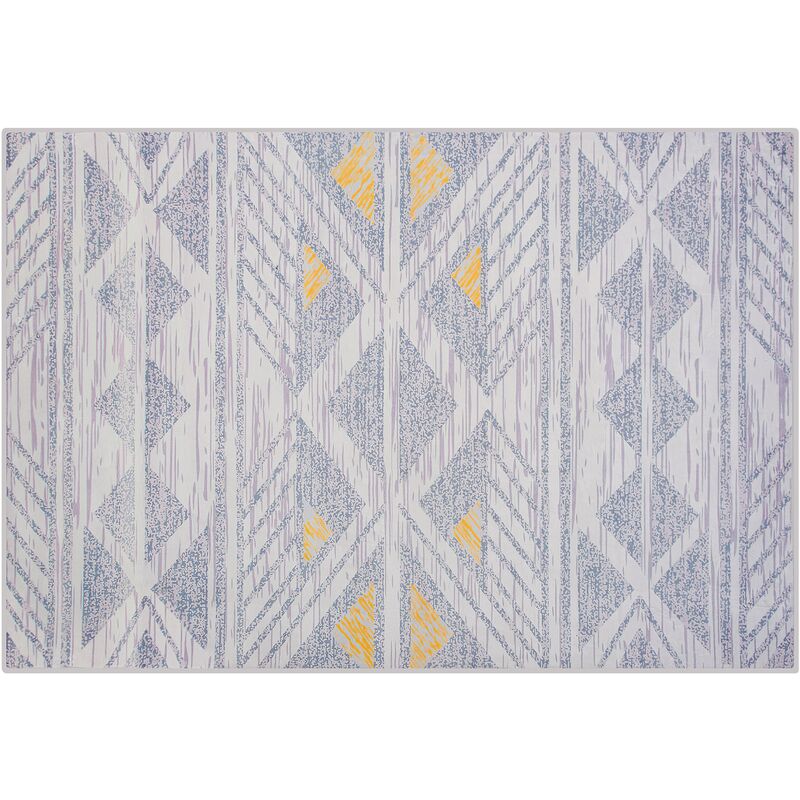 

Alfombra gris/amarillo 140x200 cm KARGI