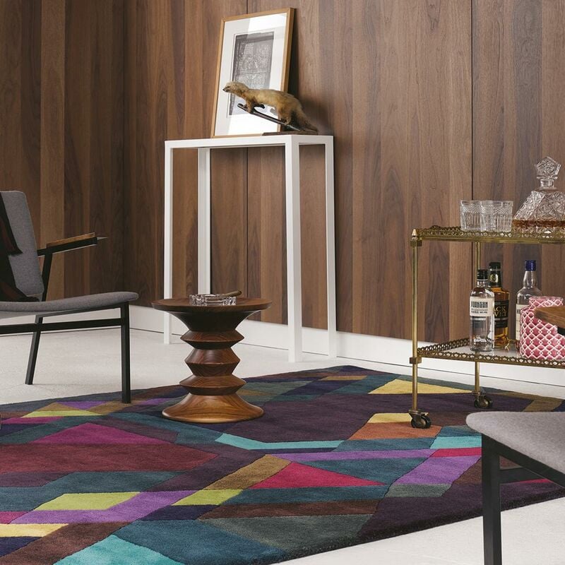 

Mosaico TB 1A2T Diseño alfombra en lana multicolor - Multicolore