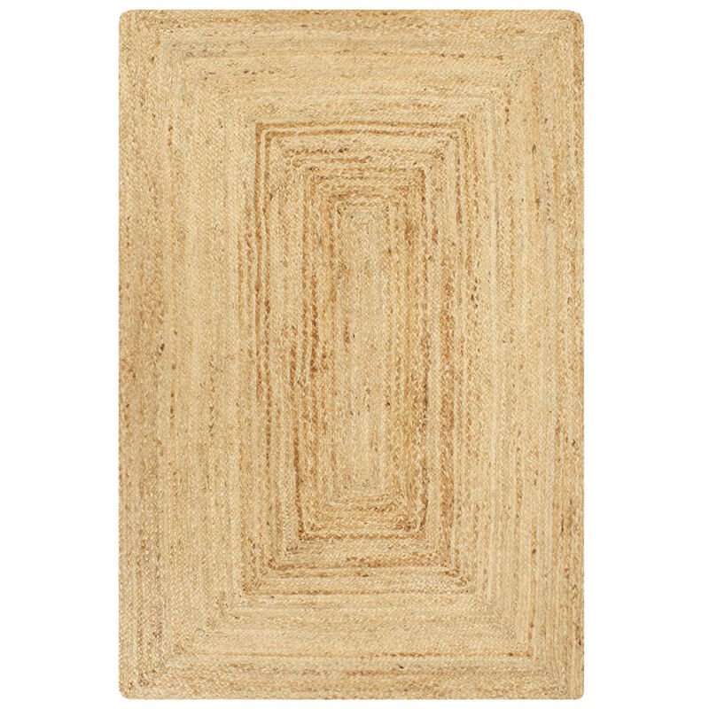 

Alfombra hecha a mano de yute natural 120x180 cm