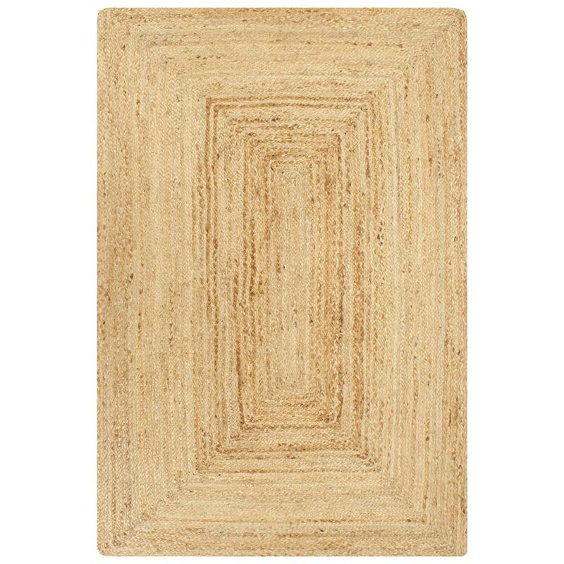 

Alfombra hecha a mano de yute natural 120x180 cm
