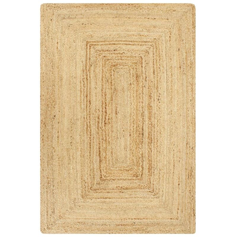 

vidaXL Alfombra hecha a mano de yute natural 120x180 cm - Marrón