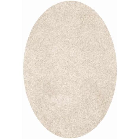 Alfombra HUARTE Beige 160 x 230 cm Poliéster vidaXL