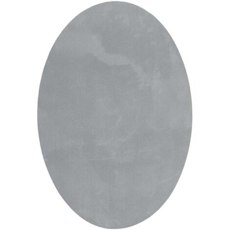 Alfombra HUARTE Gris 120 x 170 cm Poliéster vidaXL