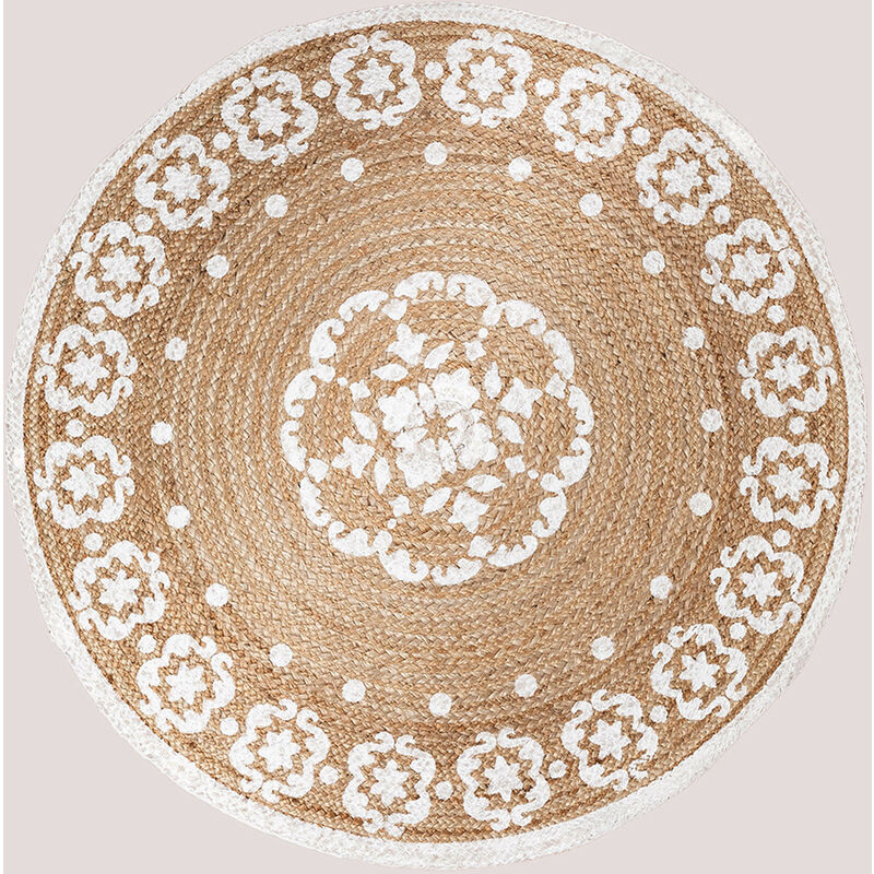 

Alfombra en Yute Natural Redonda (Ø100 cm) Iglika Ø100 cm Natural - Sklum