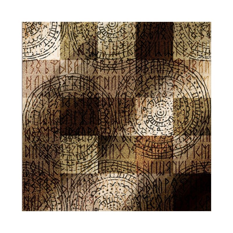 

Alfombra Impresa Egyptian Symbols - Geometrico - decoracion del hogar, Alfombra - Antideslizante - para el pasillo, la cocina, la habitacion, la sala