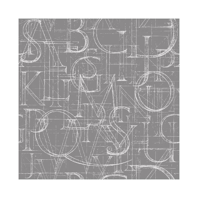 

Alfombra Impresa Gray Alphabet - Resumen - decoracion del hogar, Alfombra - Antideslizante - para Corredor, Cocina, Dormitorio, Salon - Multicolor en