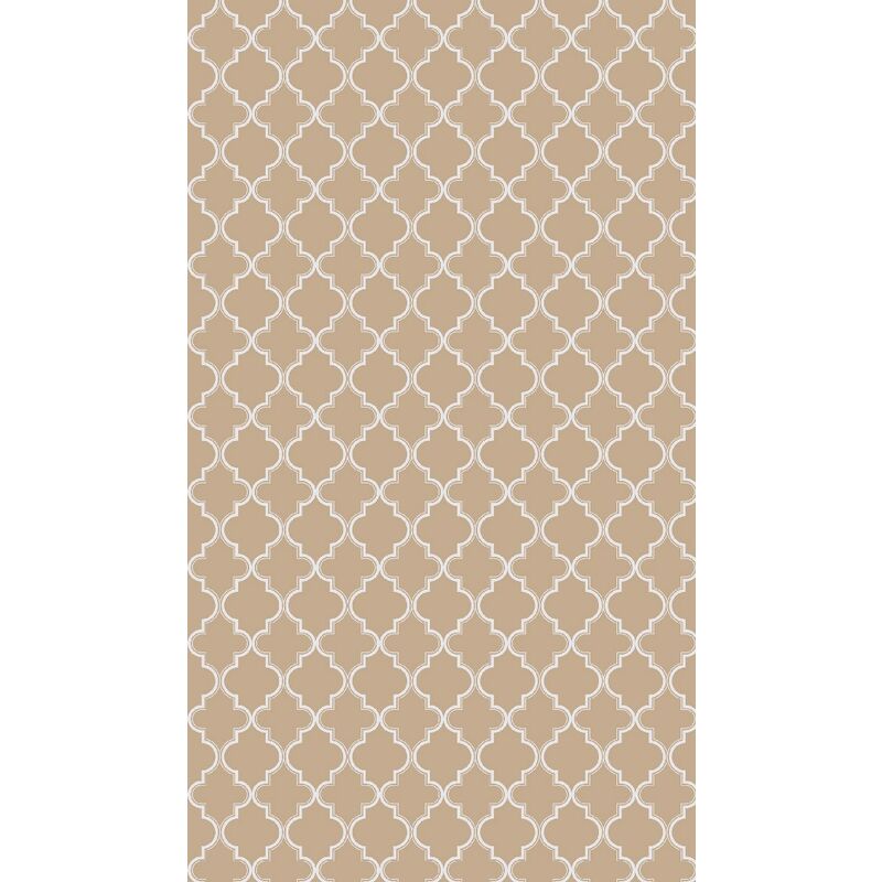 

Alfombra Impresa Lily 13 - Geometrico - decoracion del hogar - Antideslizantes - de la sala de estar, del salon, de la habitacion - Rosa, Blanco en