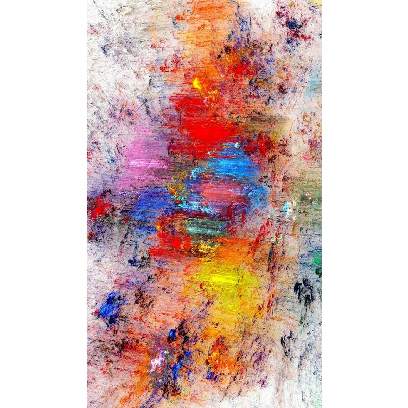 

Alfombra Impresa Paintbrush 1 - Resumen - decoracion del hogar - Antideslizantes - de la sala de estar, salon, dormitorio - Multicolor en Poliester,