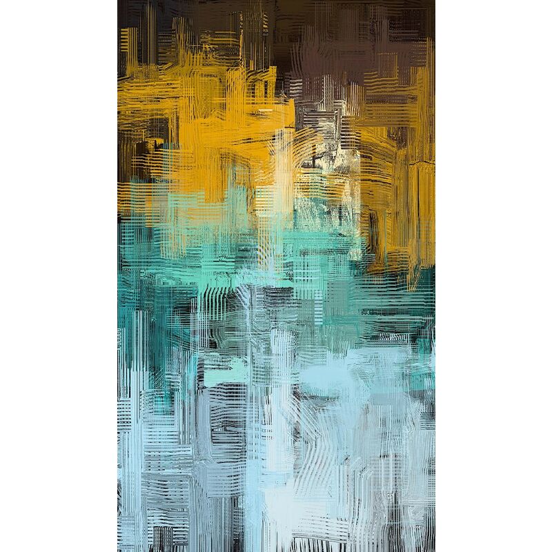 

Alfombra Impresa Painting 1 - Resumen - decoracion del hogar, Alfombra - Antideslizante - para Corredor, Cocina, Dormitorio, Salon - Multicolor en