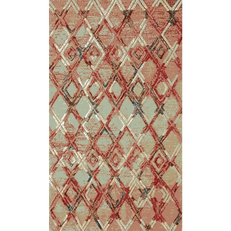 

Alfombra Impresa Red Geometric 1 - Geometrico - decoracion del hogar, Alfombra - Antideslizante - para el pasillo, la cocina, la habitacion, la sala