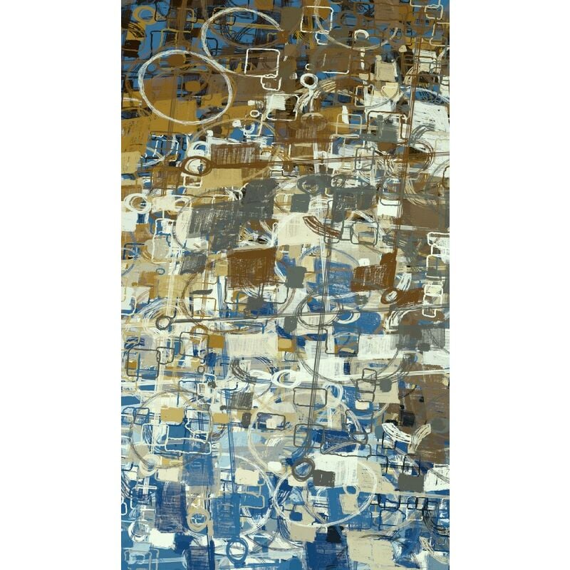 

Alfombra Impresa Stranger Circle 1 - Resumen - decoracion del hogar - Antideslizantes - de la sala de estar, salon, dormitorio - Multicolor en
