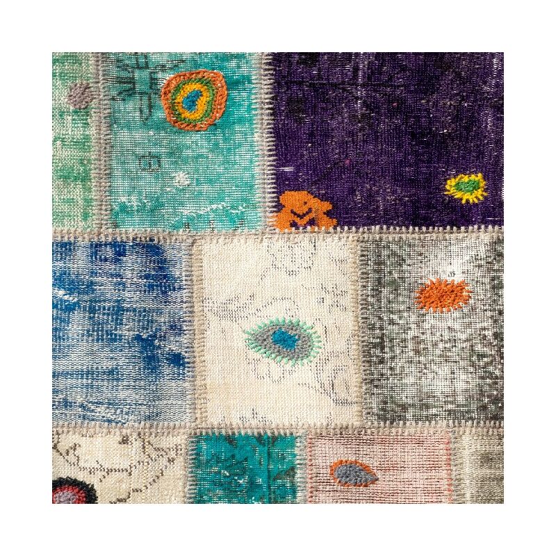 

Alfombra Impresa Trend Patchwork - Patchwork - decoracion del hogar - Antideslizantes - de la sala de estar, salon, dormitorio - Multicolor en