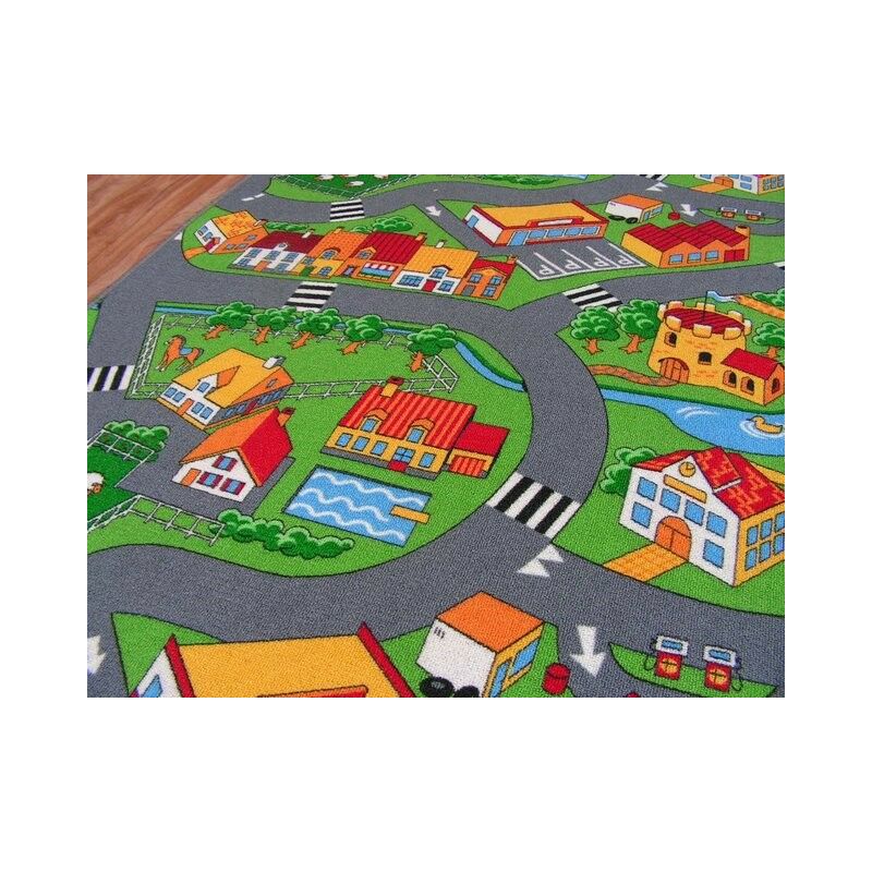 

Alfombra infantil Calles LITTLE VILLAGE Multicolor 100x300 cm