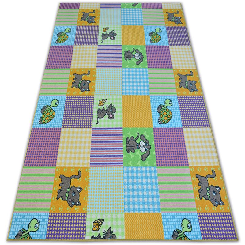 

Alfombra infantil PETS Animalitos Animales Multicolor 150x250 cm