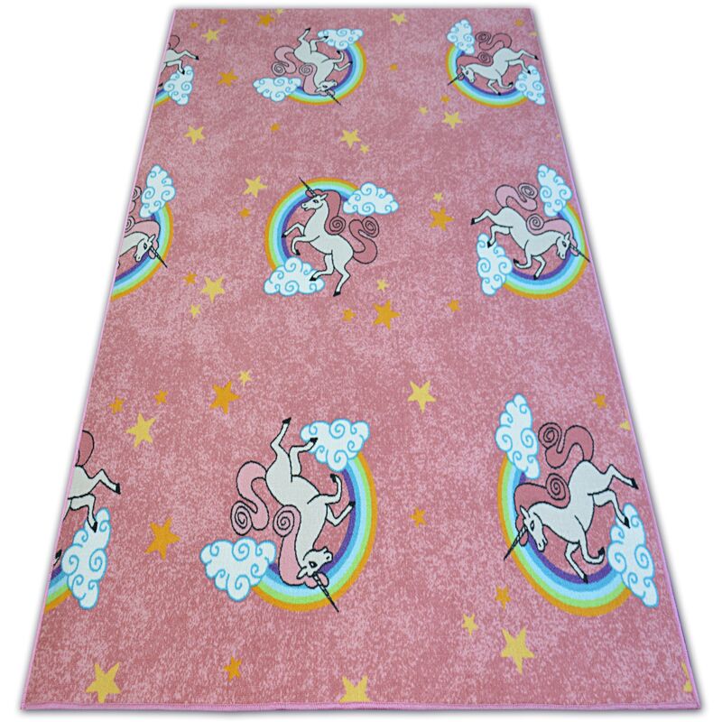 

Rugsx - Alfombra infantil UNICORN Unicornio rosa Tonos de rosa 100x200 cm