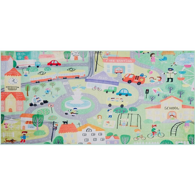 

Alfombra verde 80 x 150 cm KEMER