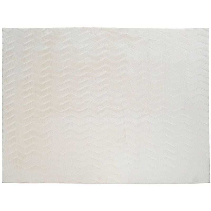 

Alfombra Item 700 GSM de poliester en color blanco 120 x 160 x 2 cm