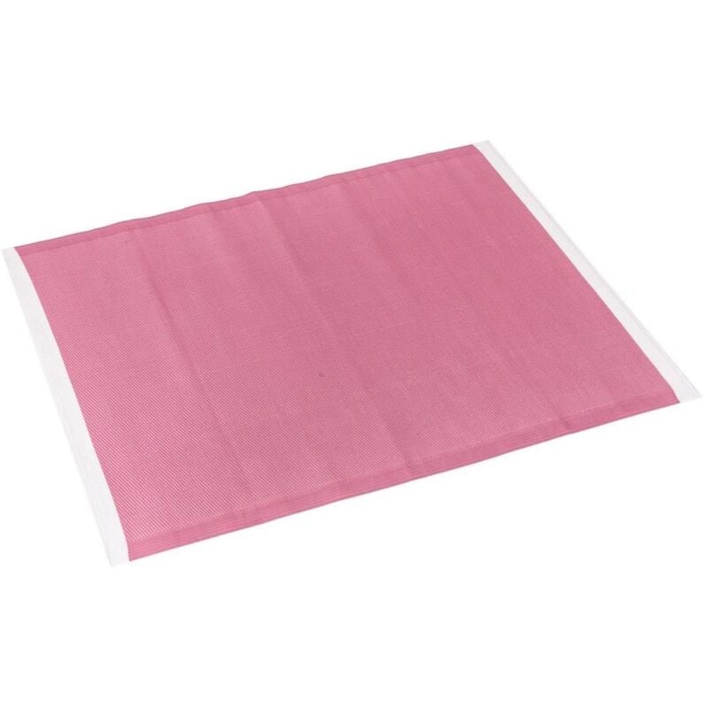 

Alfombra jardín Andros de polipropileno para salón rosa de180x270 cm
