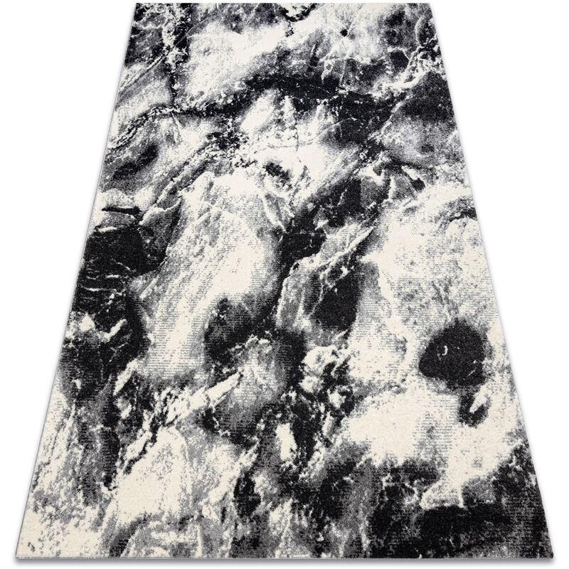 

Rugsx - Alfombra KAKE 25817657 Mármol moderno negro / blanco Tonos de gris y plata 200x290 cm