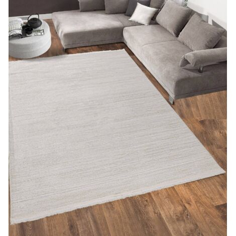 Alfombra Kenton, Estructura Plástica, 300x100 cm, Blanco