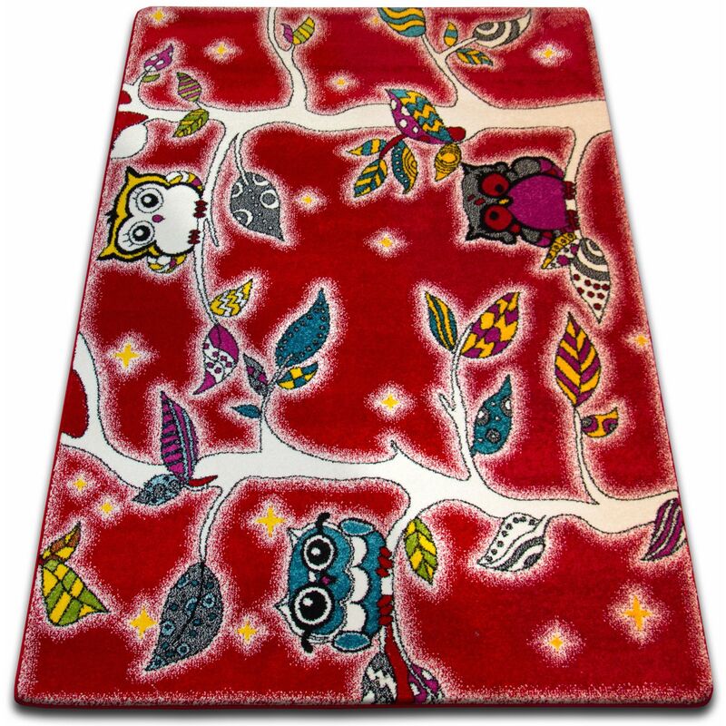 Rugsx - Alfombra kids Bosque rojo C427 red 200x280 cm