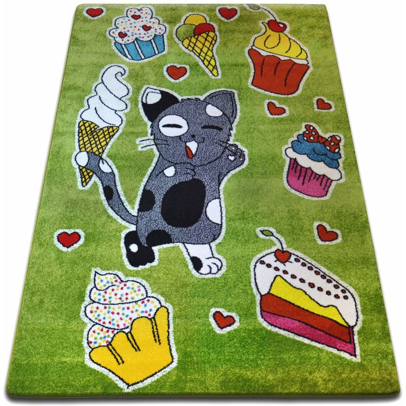 

Alfombra KIDS Pasteles verde C415 Tonos de verde 140x190 cm