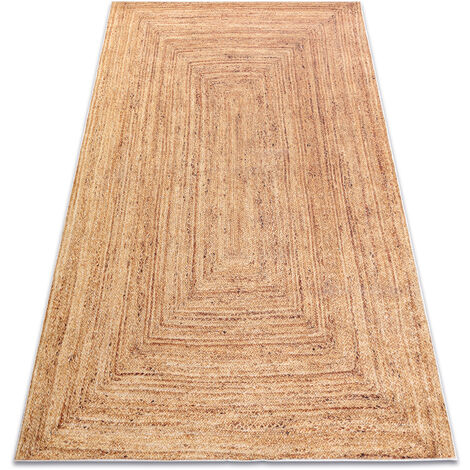Alfombra lavable ANDRE 1017 Trenza, antideslizante - beige beige 120x170 cm