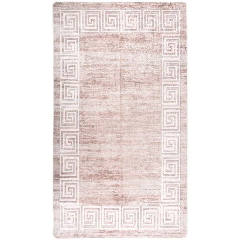 

Alfombra lavable antideslizante beige 190x300 cm