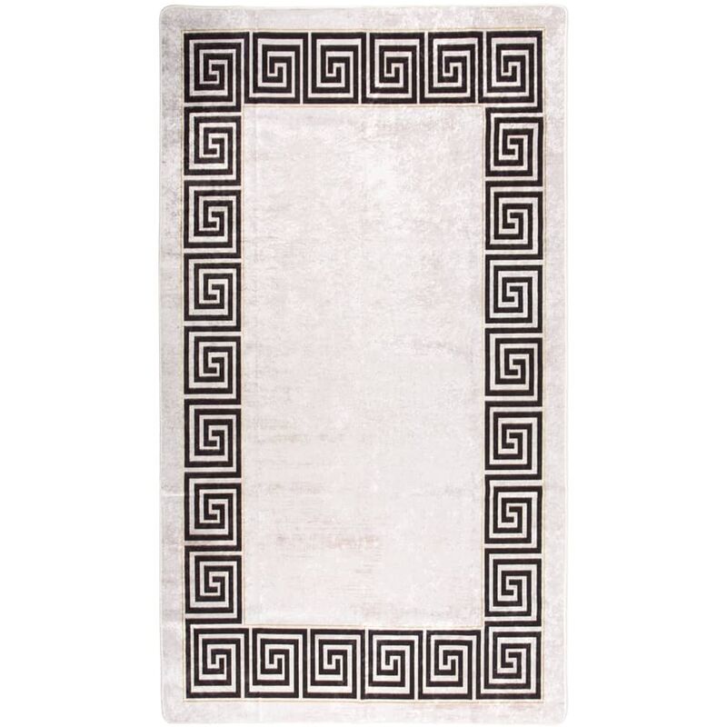 

Alfombra lavable antideslizante beige claro 190x300 cm