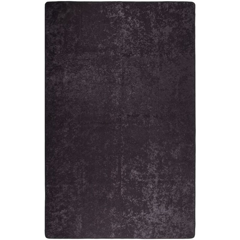 

Alfombra lavable antideslizante gris antracita 80x150 cm