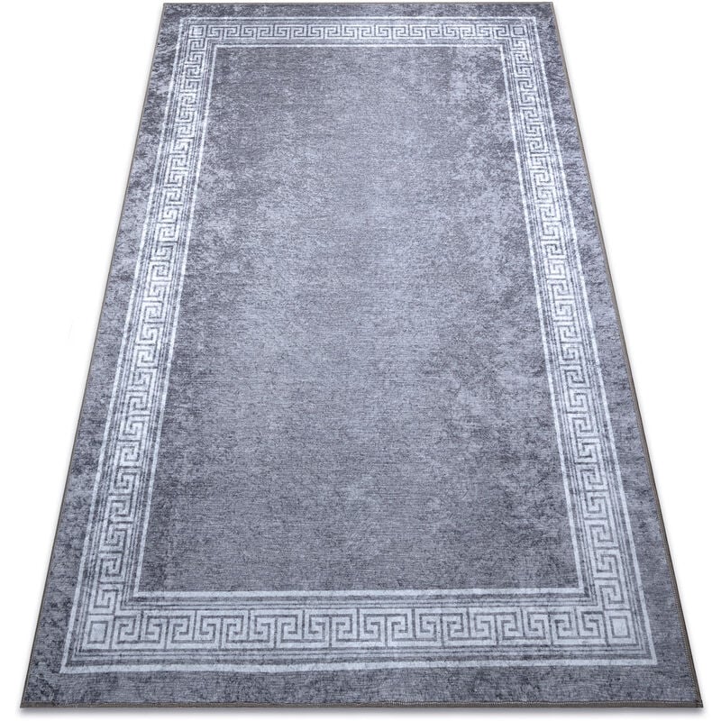 Alfombra lavable MIRO 51317.807 Marco, griego antideslizante - gris grey 140x190 cm