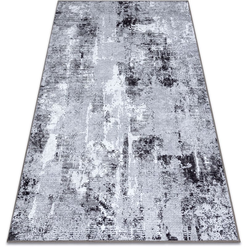 Rugsx - Alfombra lavable miro 51924.812 Abstração antideslizante - gris claro grey 160x220 cm