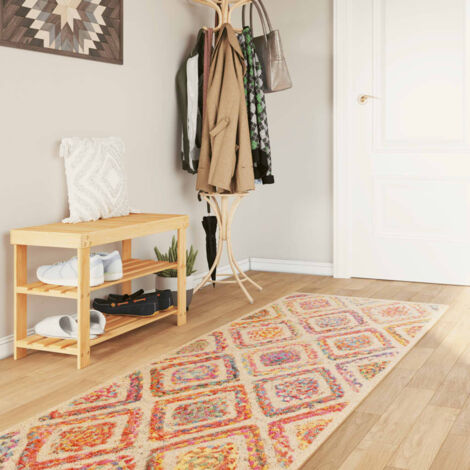 Alfombra lavable multicolor 80x300 cm