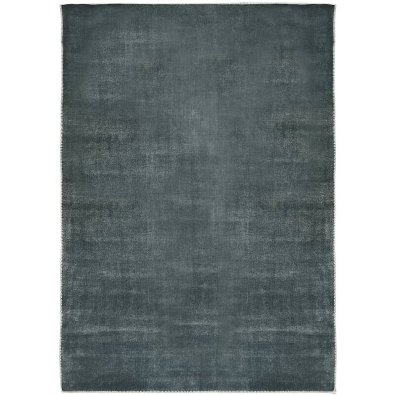 

Alfombra lavable plegable poliéster gris 160x230 cm