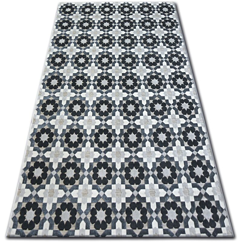 

Alfombra LISBOA 27206/356 Flores gris Tonos de gris y plata 160x230 cm