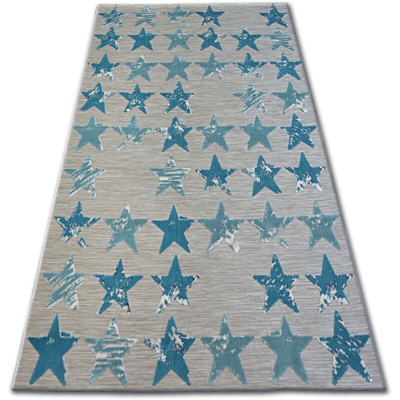 Rugsx - Alfombra lisboa 27219/754 Estrellas Estrellitas turquesa blue 160x230 cm