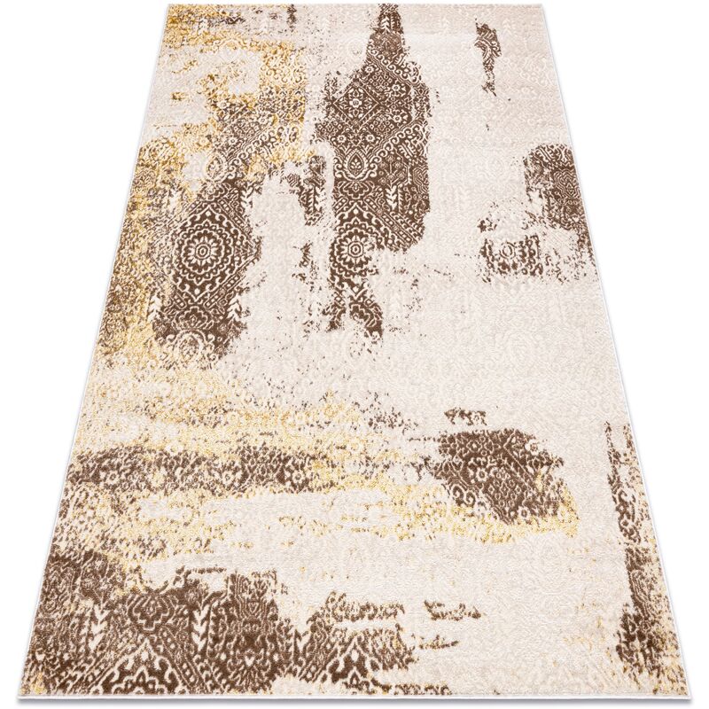 

Rugsx - Alfombra MEFE moderna 8731 Rosetón vintage - Structural dos niveles de vellón bege Tonos de beige 140x190 cm