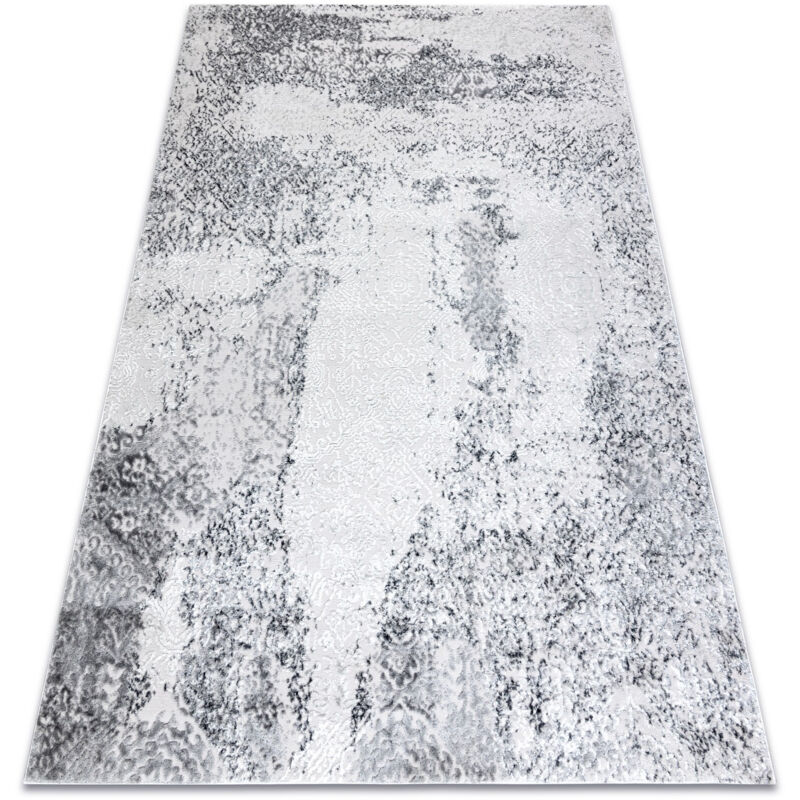 

Rugsx - Alfombra MEFE moderna 8731 Vintage - Structural dos niveles de vellón gris Tonos de gris y plata 120x170 cm