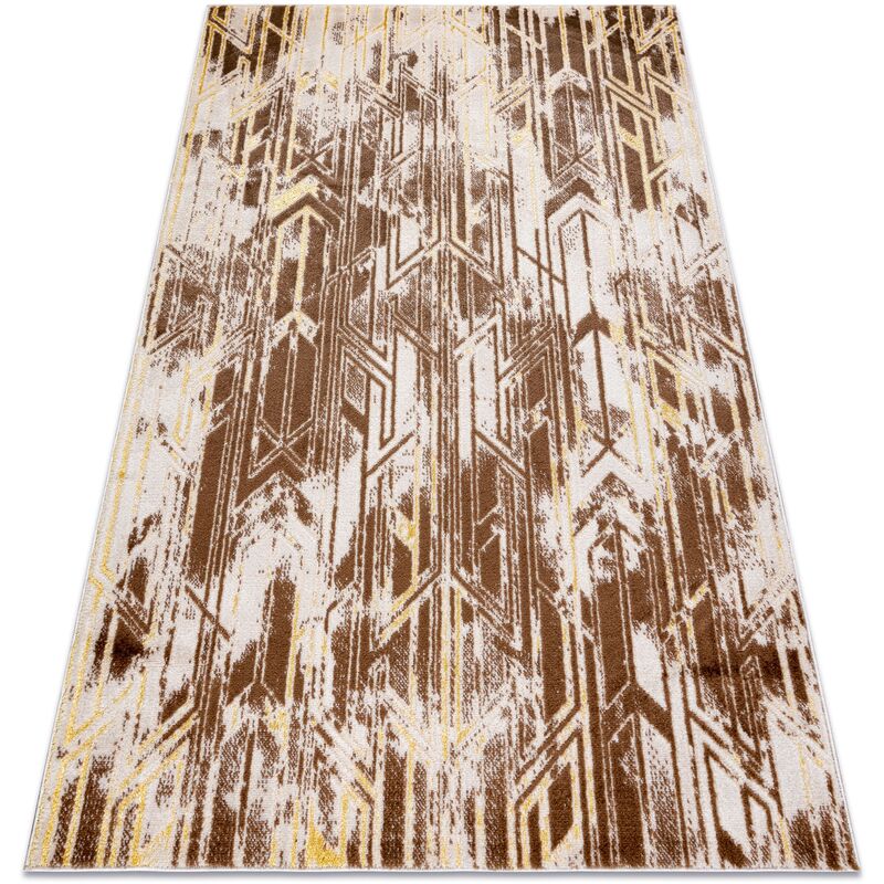 

Rugsx - Alfombra MEFE moderna B402 Vintage - Structural dos niveles de vellón beige obscuro Tonos de beige 120x170 cm