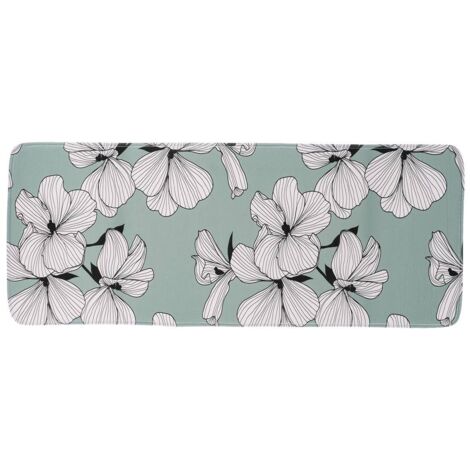 Alfombra microfibra estampada 45x120 cm - ecrin vert - Tendance