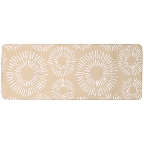 Alfombra microfibra estampada 45x120 cm - espirales étnicas - Tendance
