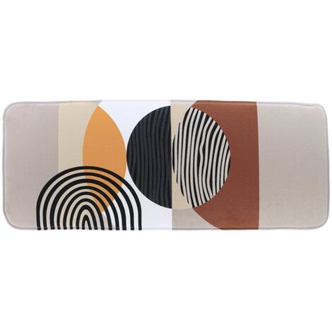 Alfombra microfibra estampada 45x120 cm - trendy - Tendance