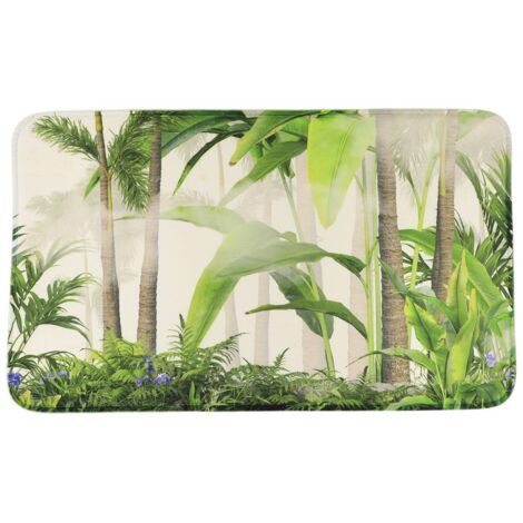 Alfombra microfibra estampada 45x75cm - oasis - Tendance