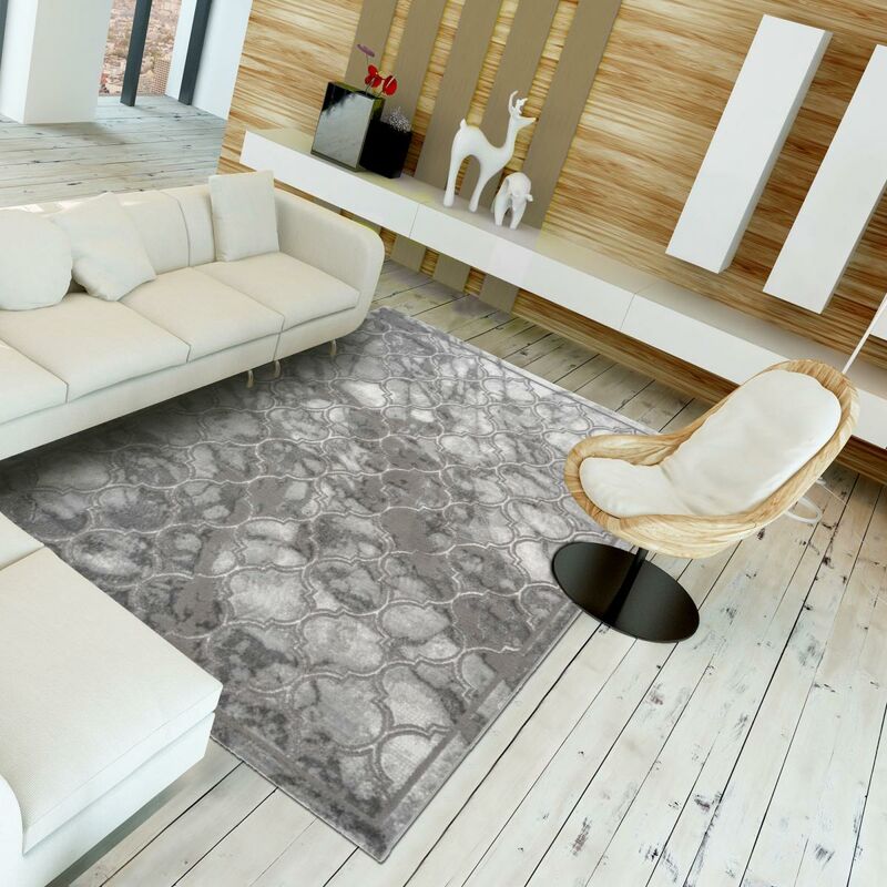 

Marmir LL Design Alfombra de polipropileno de plata - Argent