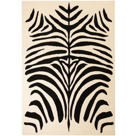 Alfombra estampado cebra