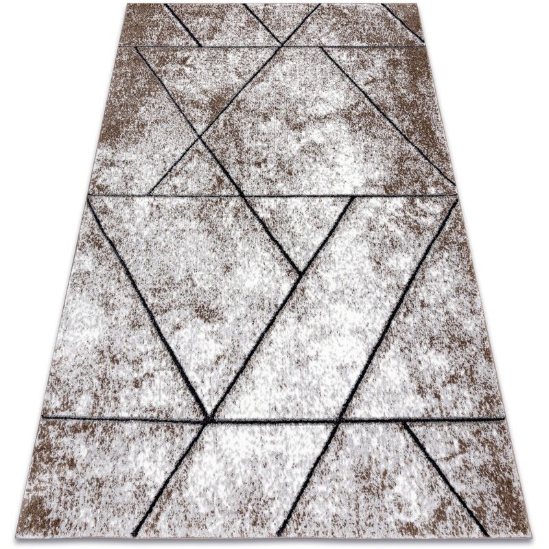 

Rugsx - Alfombra moderna COZY 8872 Wall, geométrico, triangulos - Structural dos niveles de vellón marrón Tonos de marrón 200x290 cm